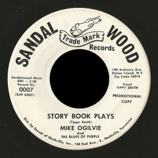 Mike Ogilvie and the Blues of Purple Sandle Wood 45 Story Book Plays