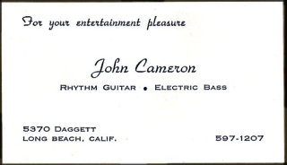 John Cameron's business ard