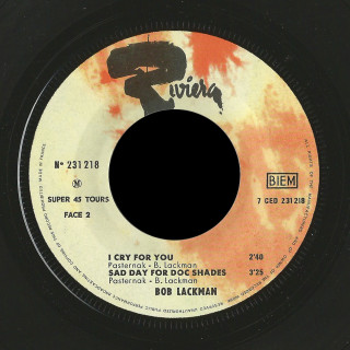 Bob Lackman Riviera EP Laughing Boy side 2