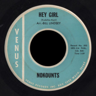 The Nokounts Venus 45 Hey Girl