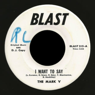 Mark V Blast 45 I Want You To Say